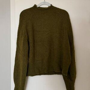 J. Crew Womens M Green Sweater